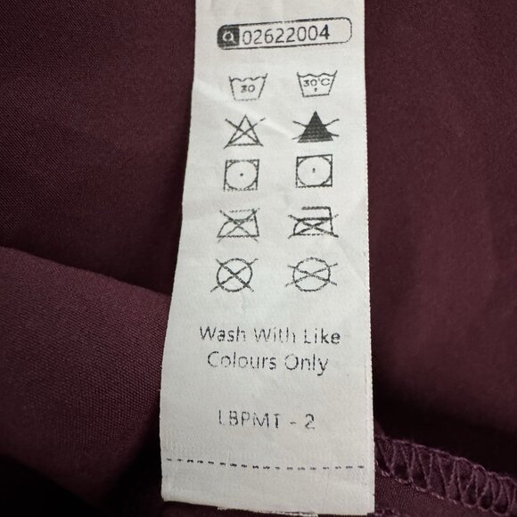 Halara Dress Medium Breezeful V-Neck Short Sleeve Pockets Tie Back Quick Dry - Picture 13 of 13